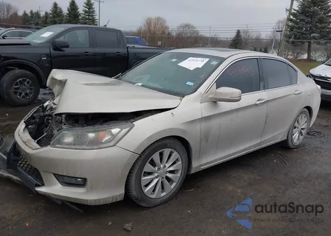 2014 Honda Accord Ex-L V-6 из США, поврежденный, VIN 1HGCR3F80EA030474